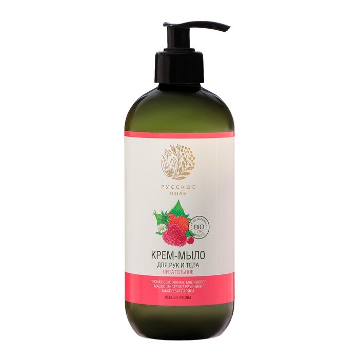 Крем-мыло для рук и тела Русское поле питательное 500 мл