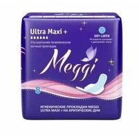 Прокладки Meggi гигиенические ultra maxi+ драй 8 шт.