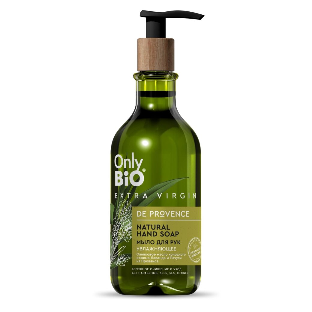 Мыло для рук увлажняющее Only Bio ExstraVirgin 350 мл