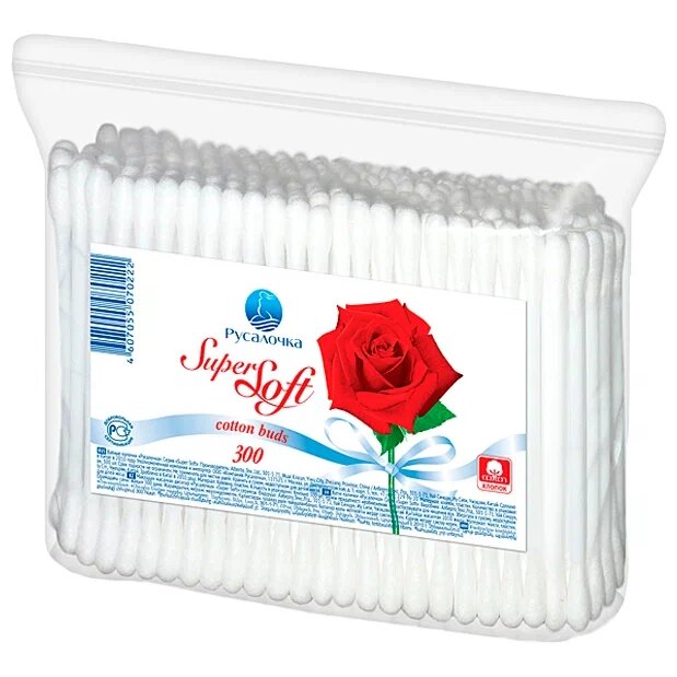 Ватные палочки Русалочка Супер Софт 300 шт.