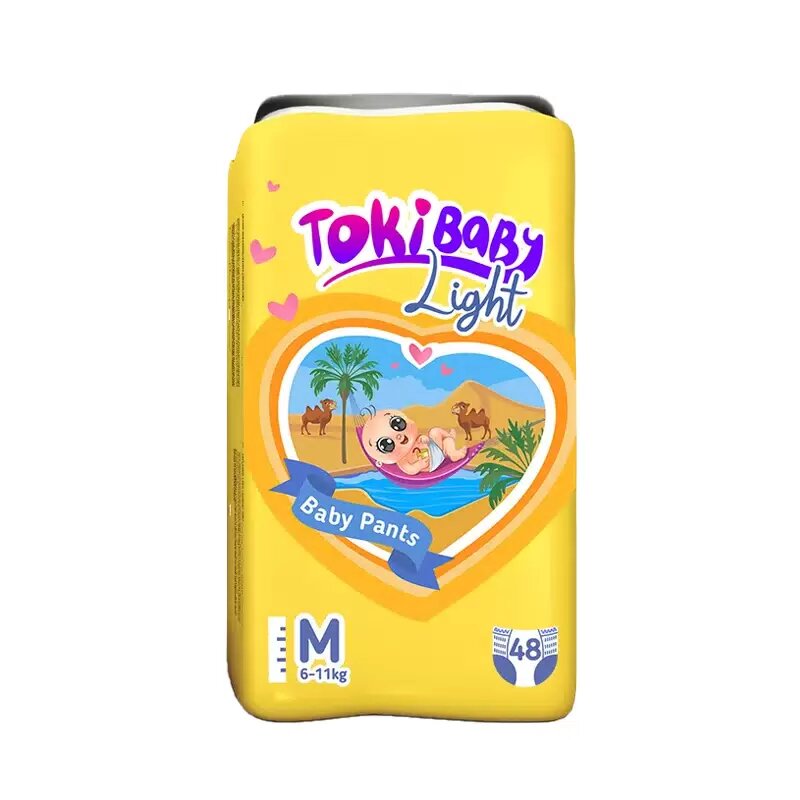 Подгузники-трусики детские TokiBaby Light дет M 6-11кг 48 шт.