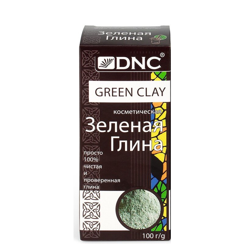 Глина косметическая зеленая DNC 100г