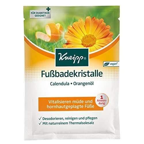 Солевые ванны для ног Kneipp Здоровые ноги с календулой и маслом апельсина 40 г