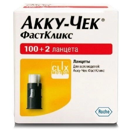 Accu-Chek FastClix (Акку-Чек ФастКликс) Ланцеты 102 шт.