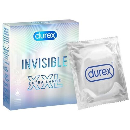Презервативы Durex Invisible XXL 3 шт.