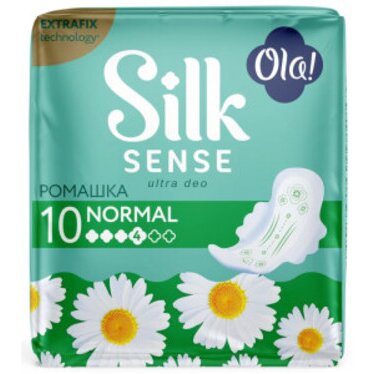 Прокладки Ола (Ola) Silk Sense ULTRA NORMAL ромашка 10 шт.