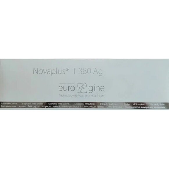 Спираль в/маточн. eurogine diu novaplus т380 ag/cu380+ag/ mini 1 шт.