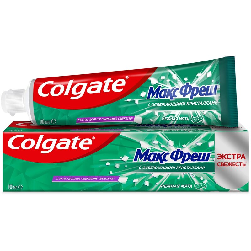 Зубная паста Colgate макс фреш нежная мята 100 мл