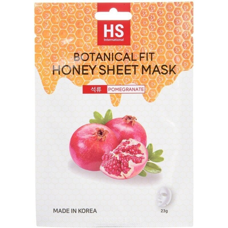 Маска для лица с мёдом и экстрактом граната Botanical Fit Honey Vo7 23 г
