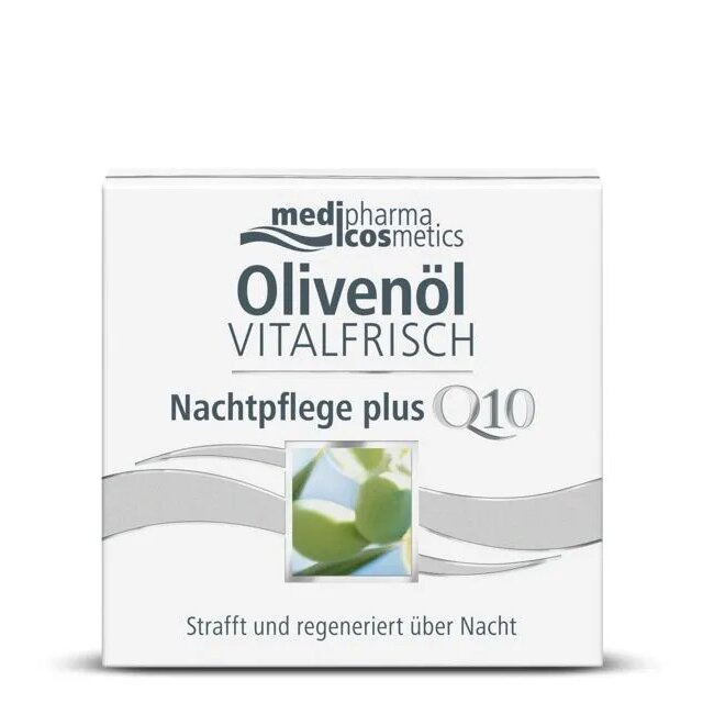 Крем для лица ночной Medipharma cosmetics olivenol Vitalfrisch против морщин 50 мл