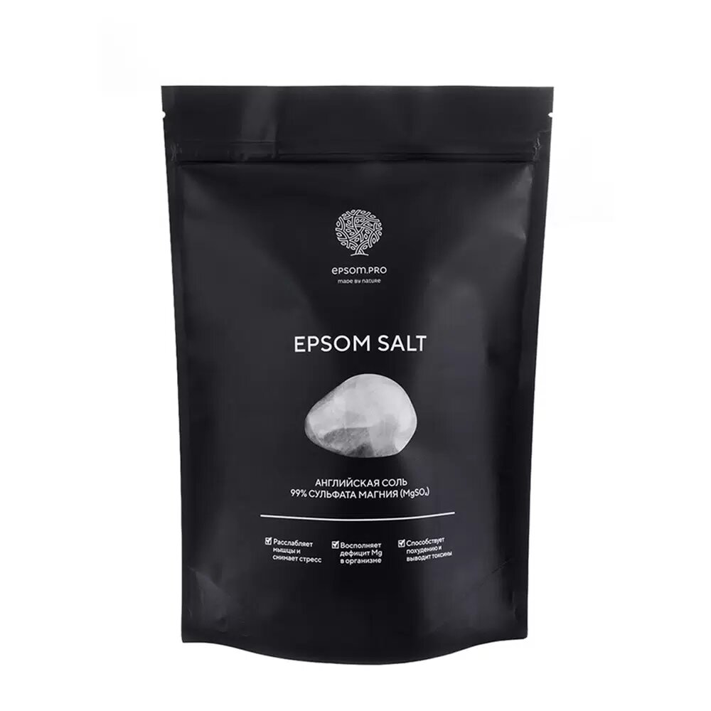 Соль для ванны Salt of the Earth Epsom salt английская с магнием 1 кг
