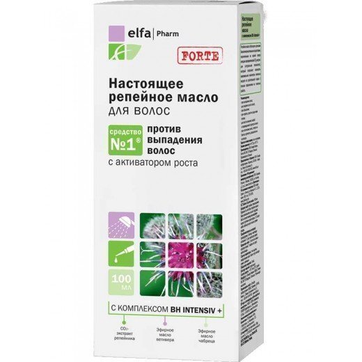 Масло Репейное Настоящее 100 мл