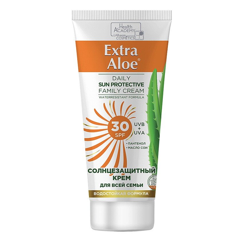 Крем солнцезащитный Extra Aloe для всей семьи SPF30 100 мл