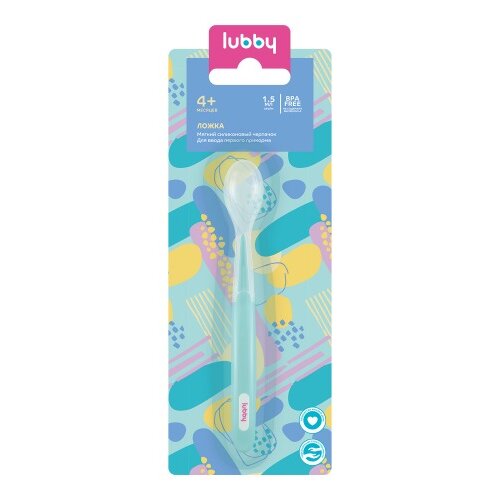 Ложка силиконовая Лабби (Lubby) 4+мес. арт. 28517
