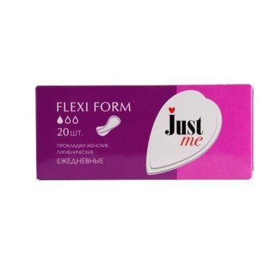 Прокладки ежедневные Just me Flexi Form 20 шт.