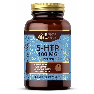 5-НТР 100 мг с пиперином Spice Active капсулы 60 шт.