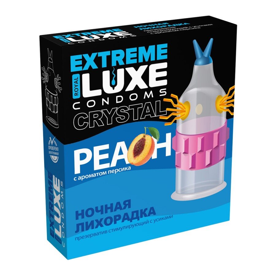 Презерватив Luxe extreme ночная лихорадка персик 1 шт.