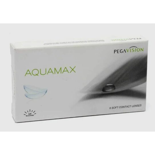 Контактные линзы Aquamax Pegavision двухнедельные диоптрия -4,0 x6