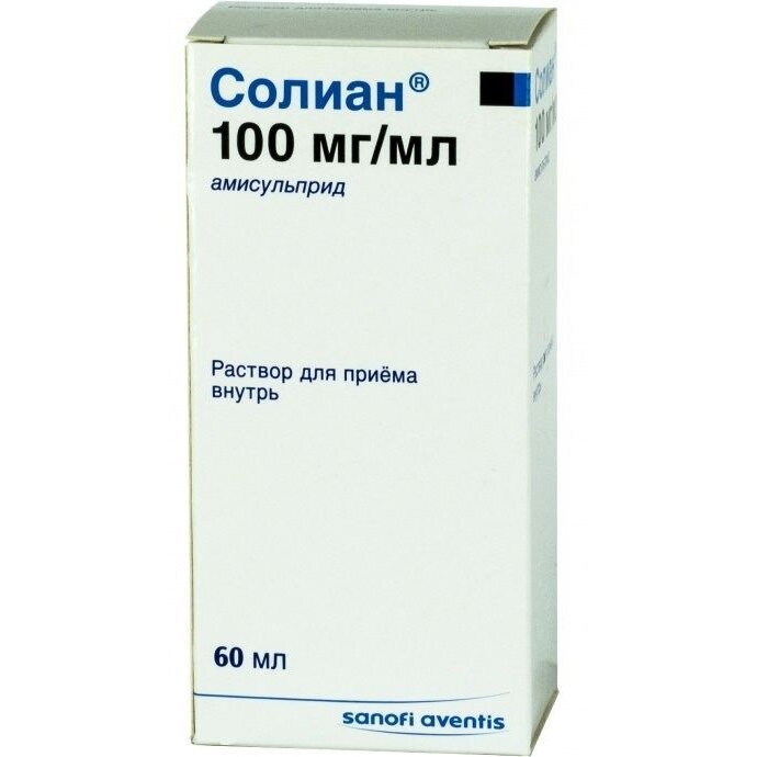 Солиан раствор для приема внутрь 100 мг/мл 60 мл флакон 1 шт.