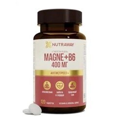 Магне B6 Nutraway таблетки 400 мг 120 шт.