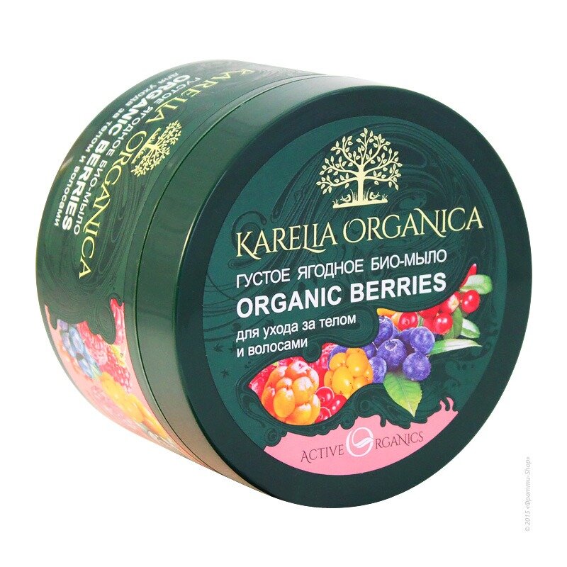 Био-мыло Karelia Organica Organic Berries густое ягодное 500 мл