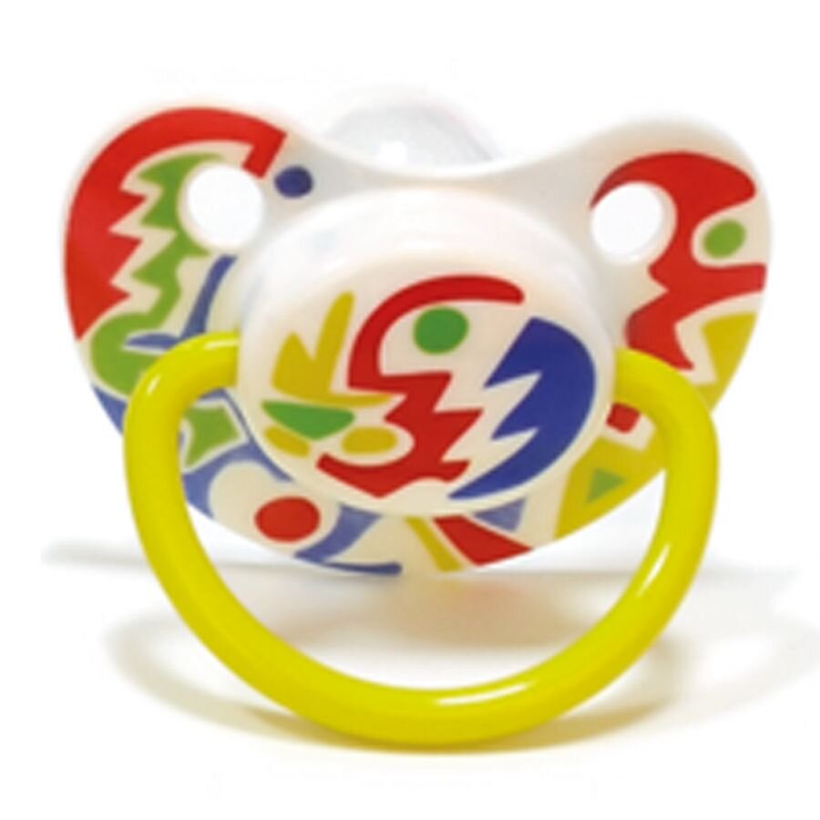 Соска-пустышка силиконовая Мой малыш модерн анатомическая 0-6 месяцев 11250 любой цвет 1 шт.