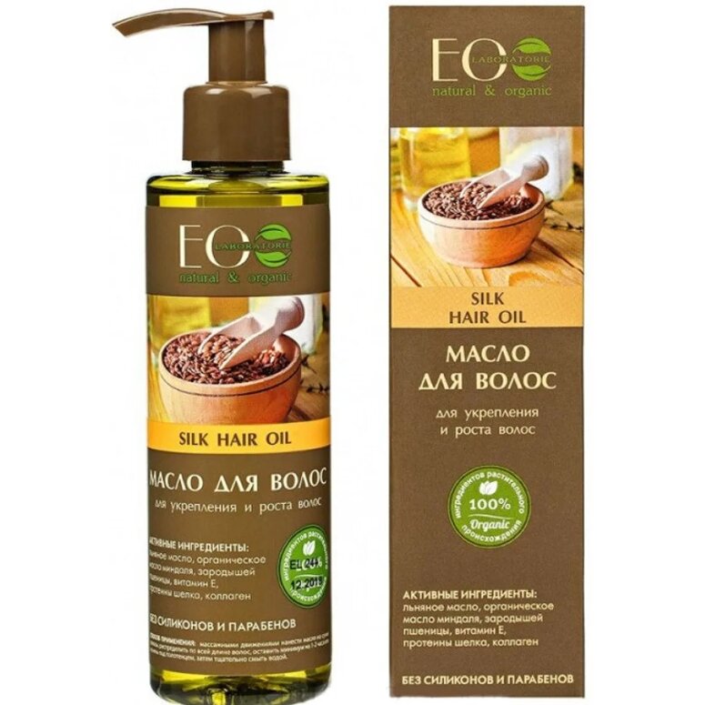 Масло для волос EcoLab для укрепления и роста волос 200 мл
