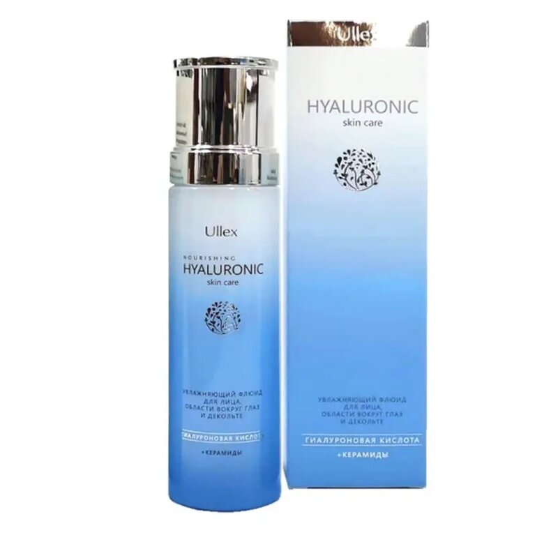 Флюид для лица Ullex Hyaluronic Acid увлажняющий с керамидами 120 мл