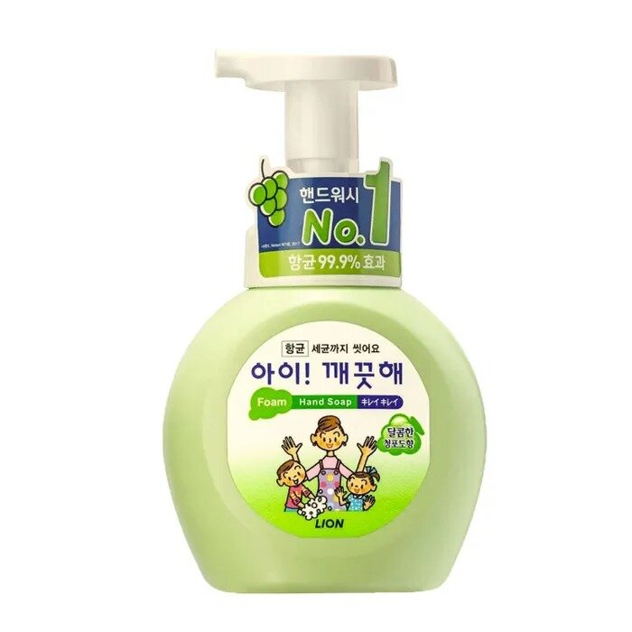 Жидкое мыло LION Ai-Kekute пенное виноград с дозатором 250 мл