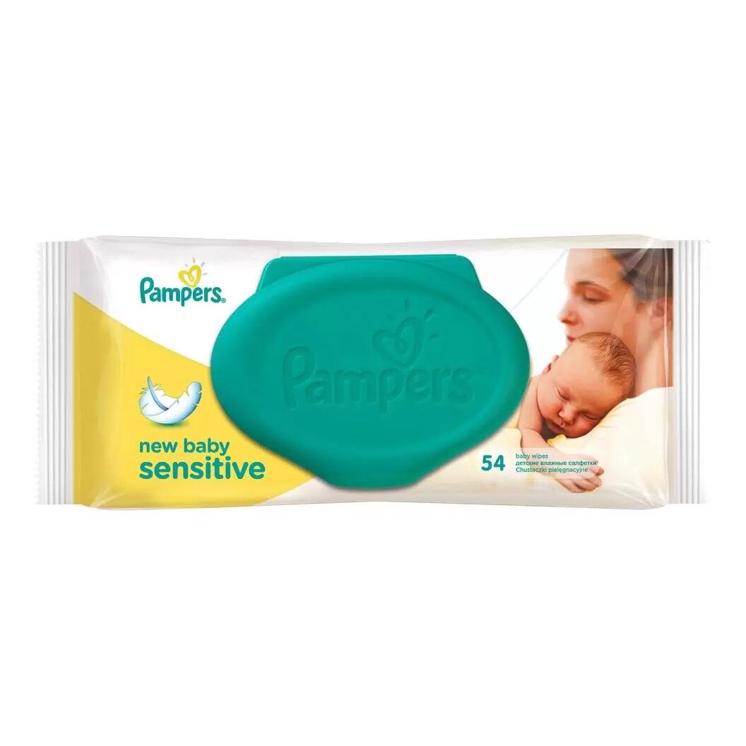 Детские влажные салфетки Pampers New Baby Sensitive 54 шт.
