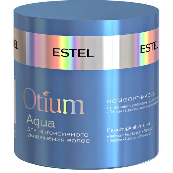 Маска-комфорт для интенсивного увлажнения волос Otium aqua Estel 300 мл