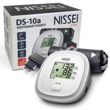 Прибор для измерения артериального давления и частоты пульса цифровой ds-10а тонометр