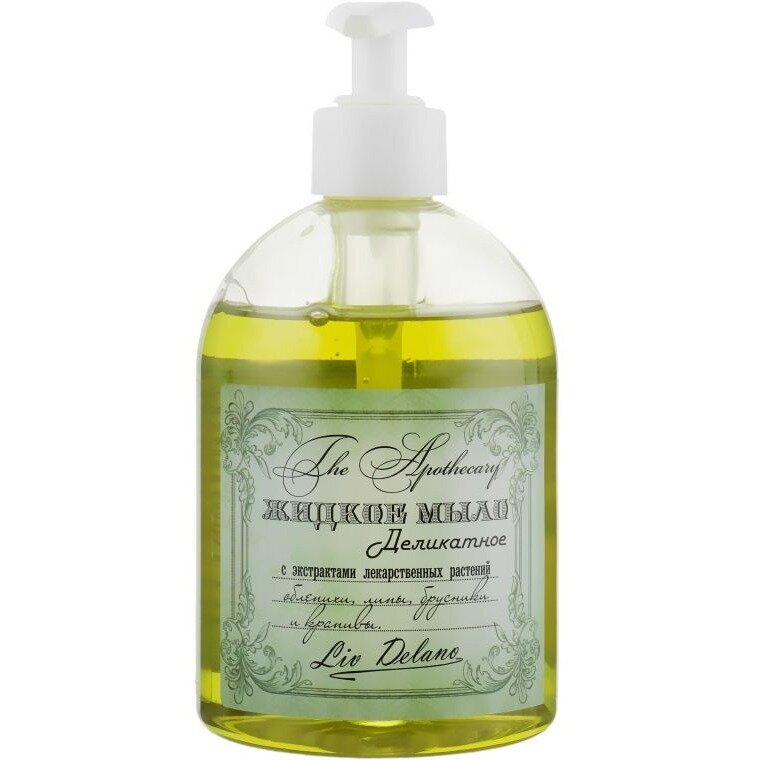 Мыло жидкое Liv Delano облепиха/липа/брусника/крапива 480 г