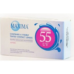Линзы контактные Maxima/Максима 55 UV (8.6/-6) 6 шт.