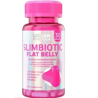 Капсулы Urban Formula Slimbiotic Flat Belly 350 мг 30 шт.