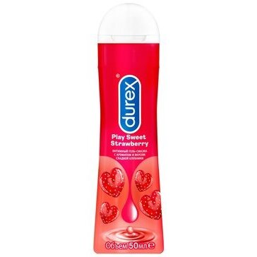 Гель-смазка Дюрекс (Durex) Play Sweet Strawberry с ароматом клубники 50 мл