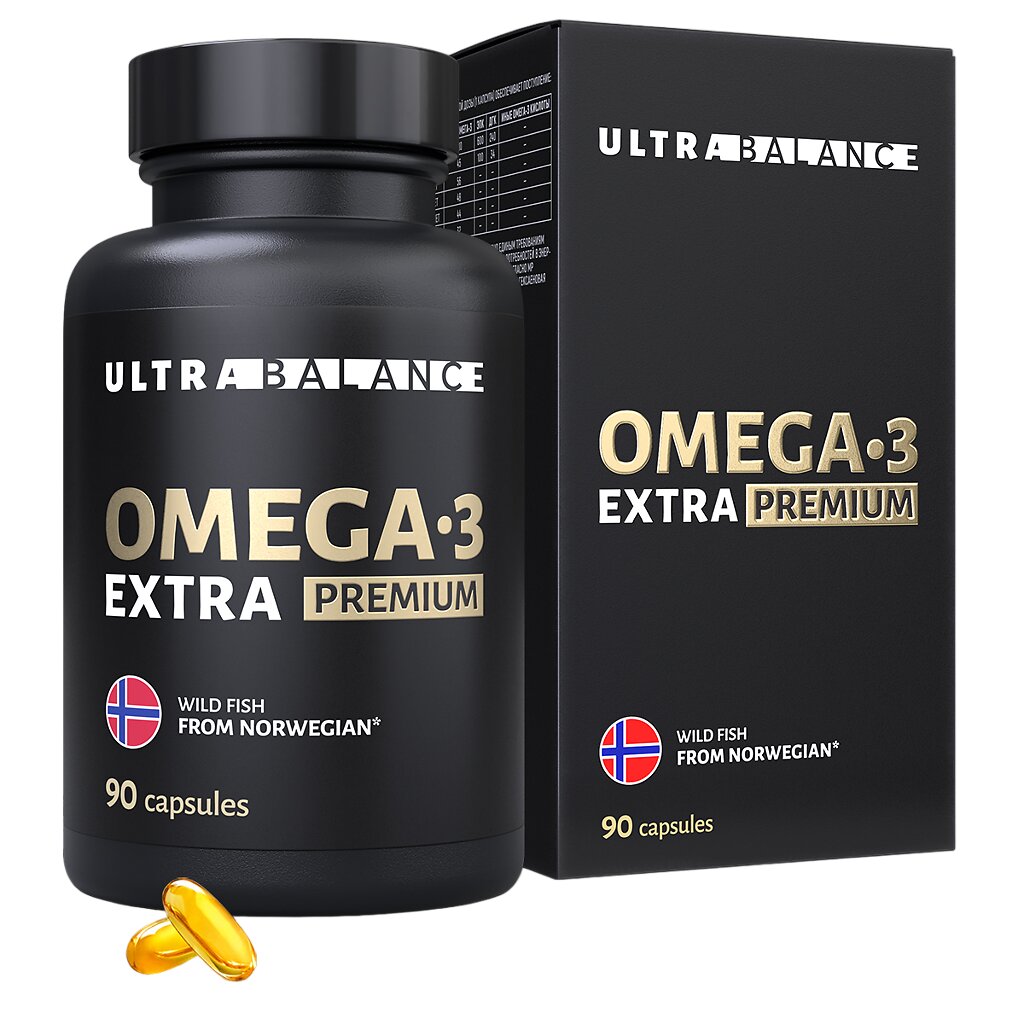 Омега-3 экстра UltraBalance капсулы 90 шт.