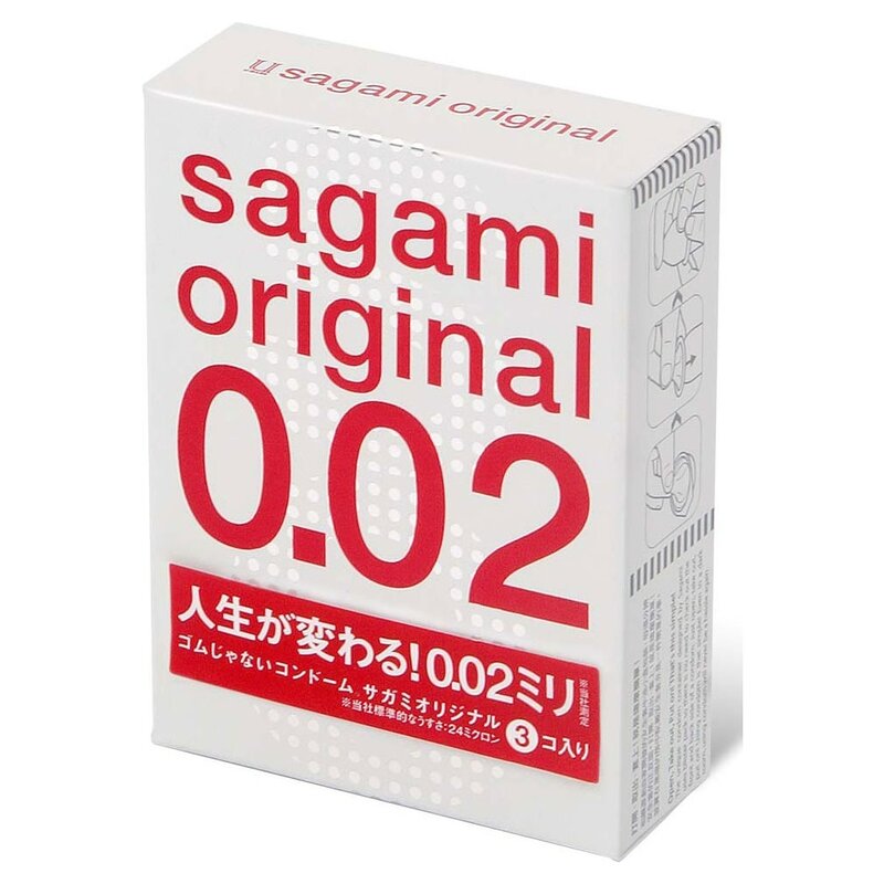 Презерватив "Сагами" Ориджинал полиуретановый 0,02 мм 3 шт.