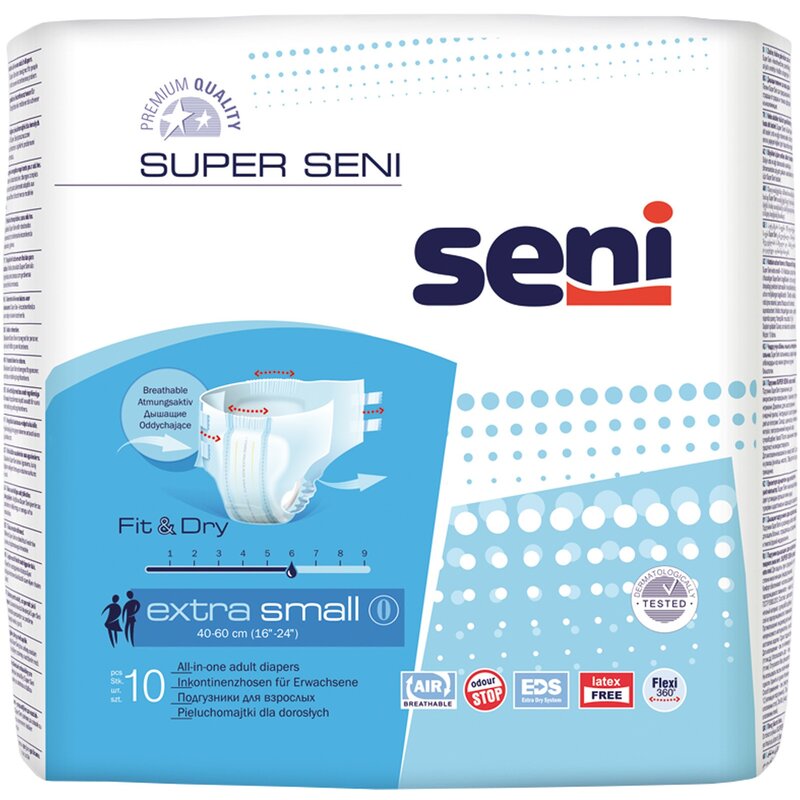 Подгузники Seni Super Exrta Small 10 шт.