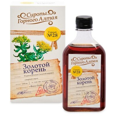 Сироп Горный №28 Родиола Розовая 250 мл