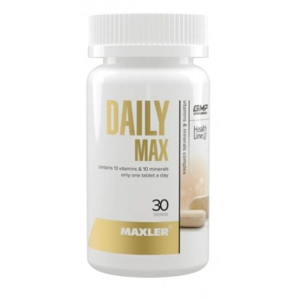 Витамины общие Daily Max Maxler таблетки 1500 мг 30 шт.