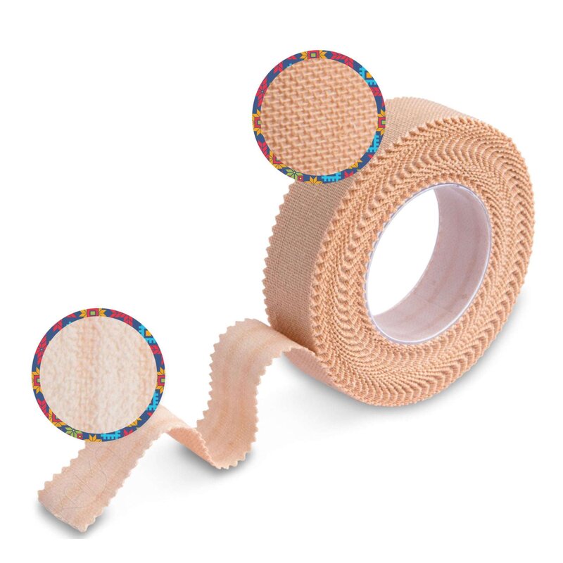 Пластырь н/стер. мед. фиксирующий на тканевой основе с зигзагообразными краями 4х500см