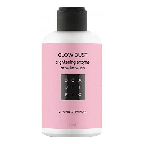 Пудра для умывания лица энзимная Beautific Glow Dust с витамином С папайя 75 г