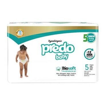 Подгузники для детей Junior Baby Predo/Предо 11-25 кг р.5 5 шт.