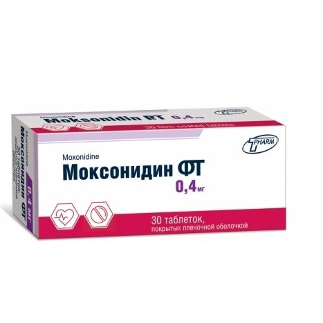 Моксонидин-ФТ таблетки 0,4 мг 30 шт.