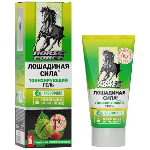 Гель для вен Лошадиная сила тонизирующий Каштан и пиявка 125 мл