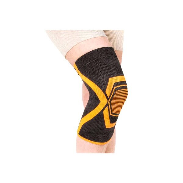 Бандаж для коленного сустава Экотен Н-100(Т2) серо-оранжевый р.XXXL