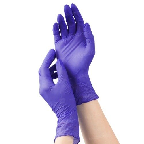 Перчатки Supermax смотровые н/стер. нитриловые неопудренные фиолетовые размер s 50 пар