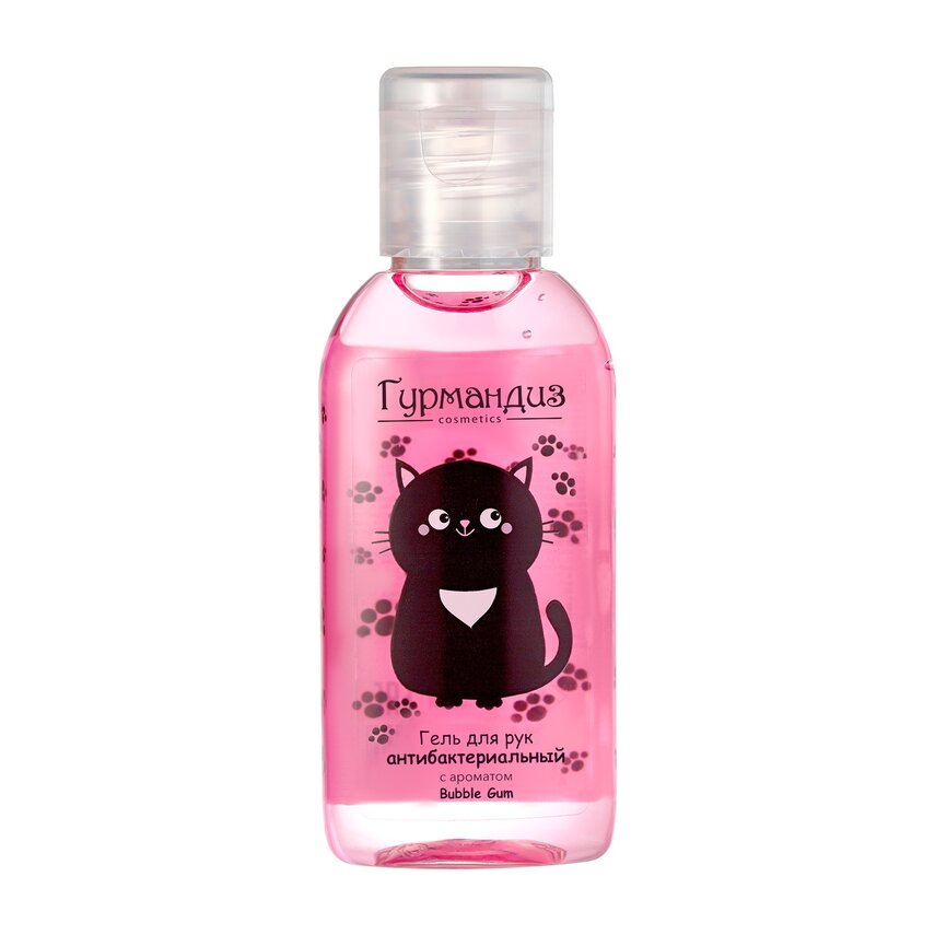 Гель для рук Гурмандиз антибактериальный бабл гам 60 мл