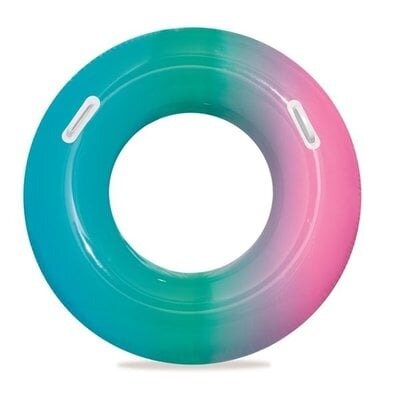 Круг для плавания радуга с ручками 91см Bestway 36126